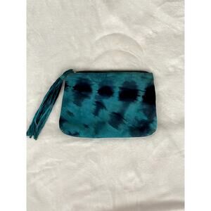 Suzanne Farber Blue Tie Dye Clutch